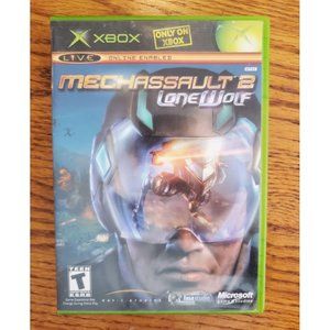 GUC 2004 MechAssault 2 Lone Wolf Microsoft XBOX Original Case Manual Art Tested